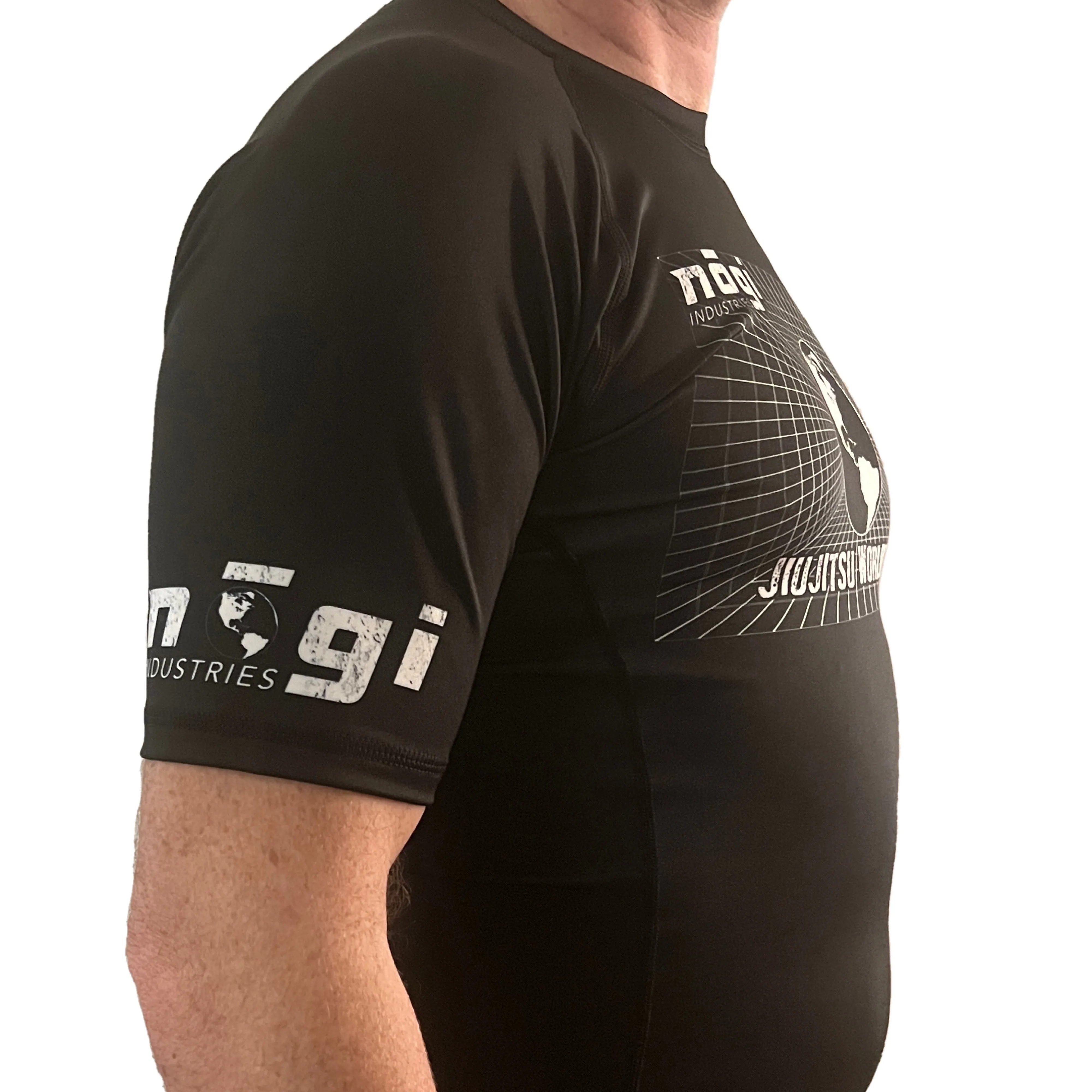 Jiujitsu Worldwide Short Sleeve Rash Guard by Nogi Industries - Made in USA
