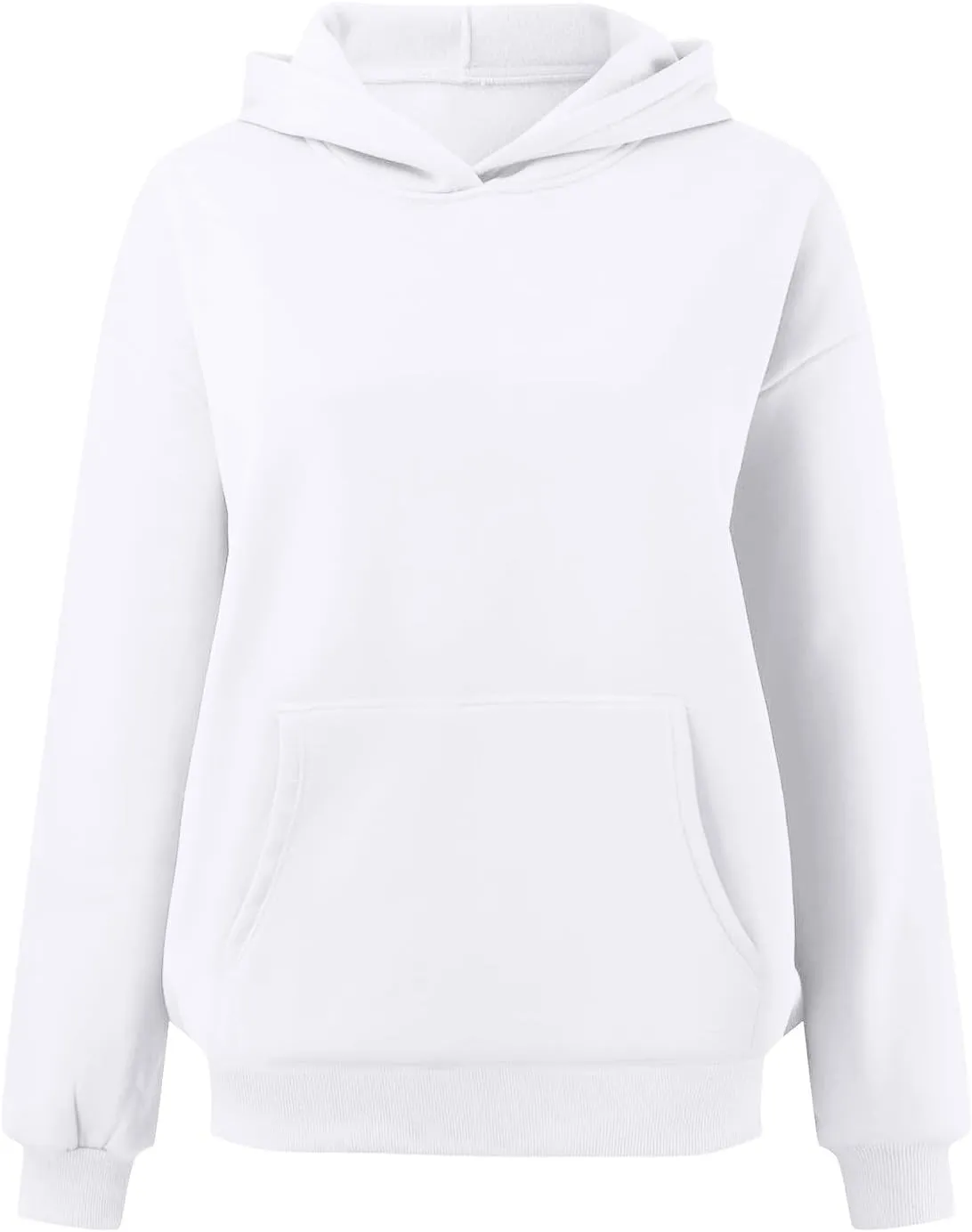 JiXiang Pink Hoodie Womens Oversized Hoodies Fleece Sweatshirts Long Sleeve Sweaters Pullover Fall Clothes with Pocket