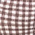 JO BALCONETTE BIKINI TOP | DARK CHOCOLATE MICRO CHECK