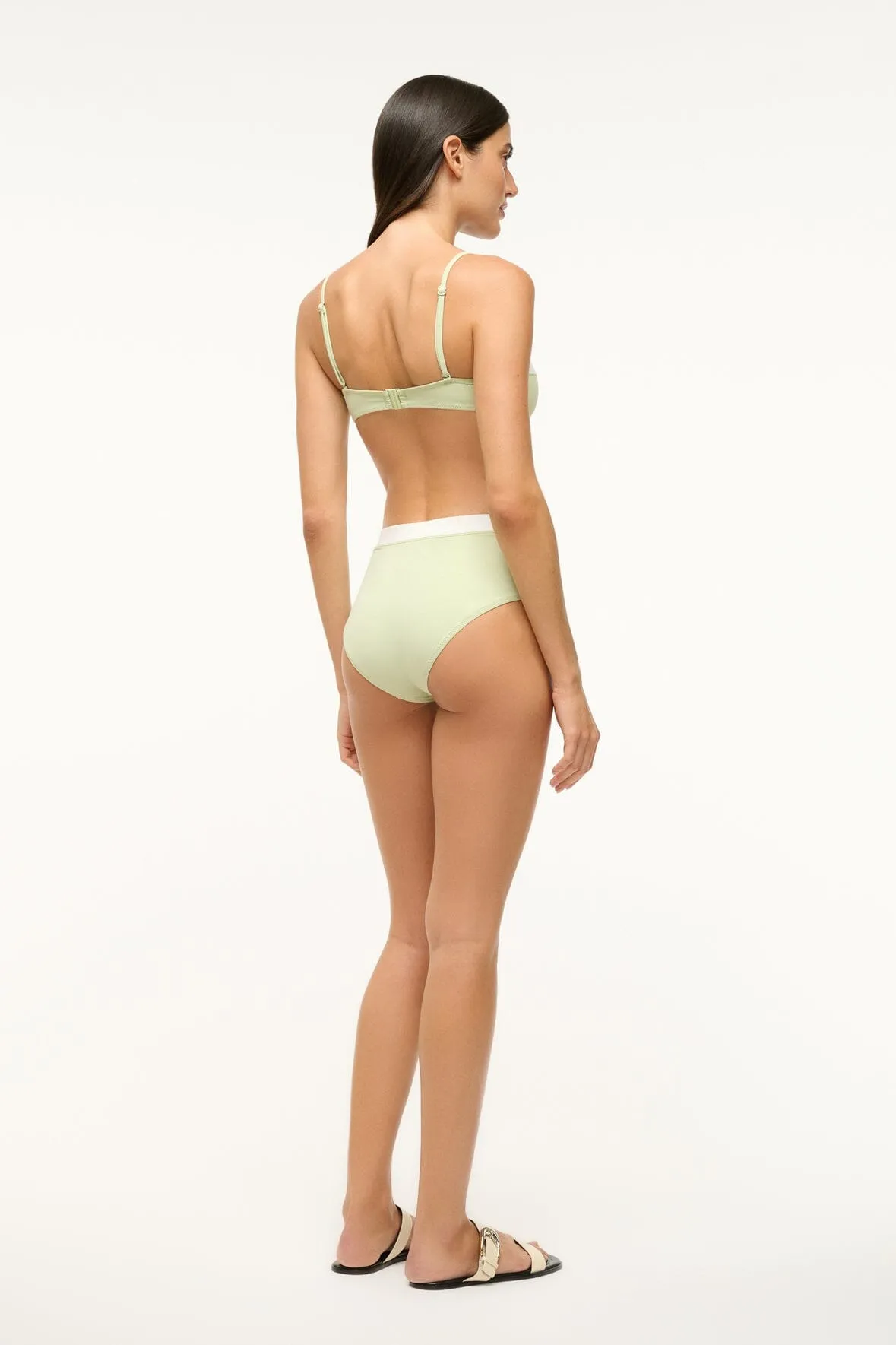 JO BALCONETTE BIKINI TOP | PALE JADE WHITE