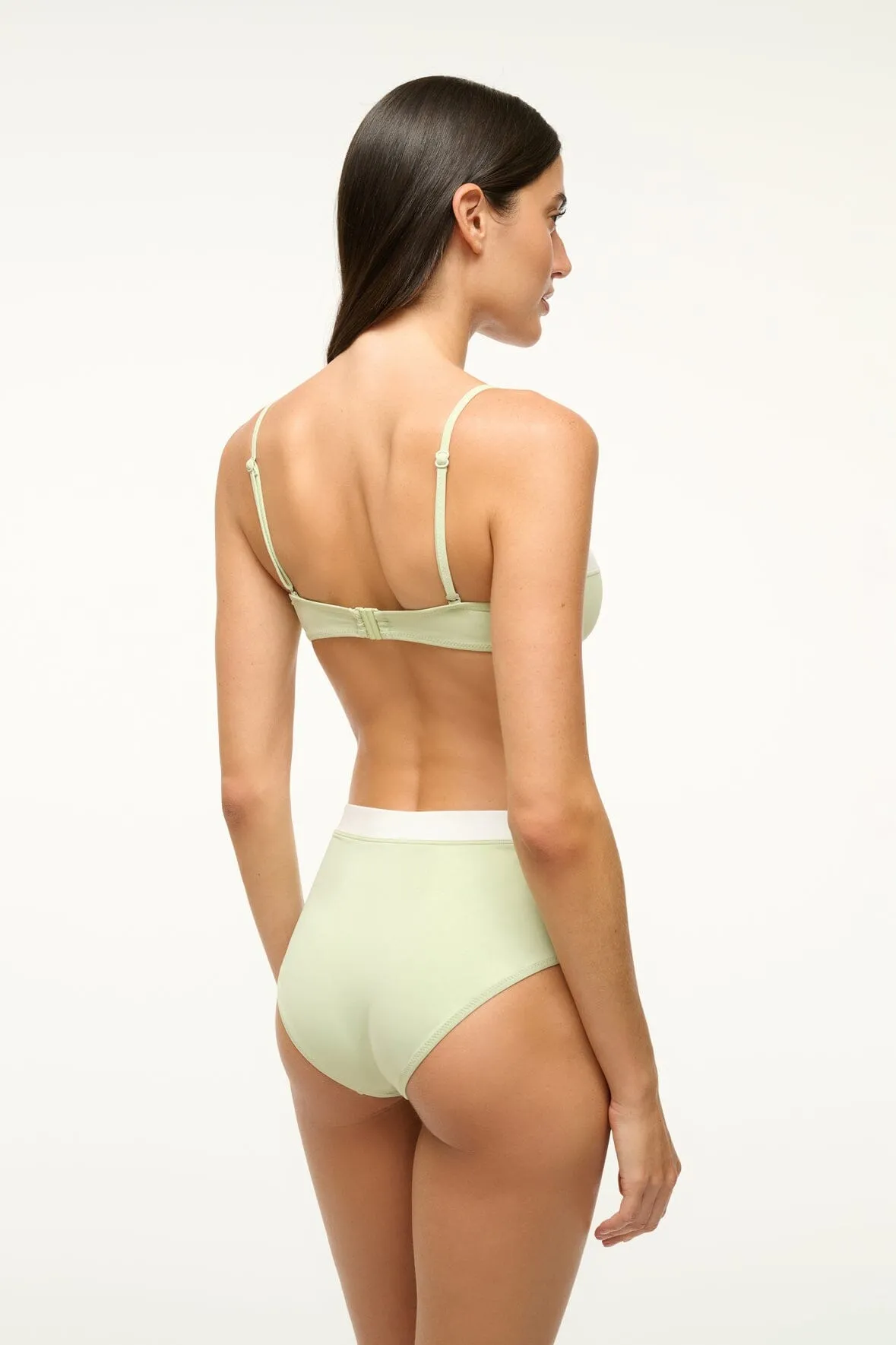JO BALCONETTE BIKINI TOP | PALE JADE WHITE