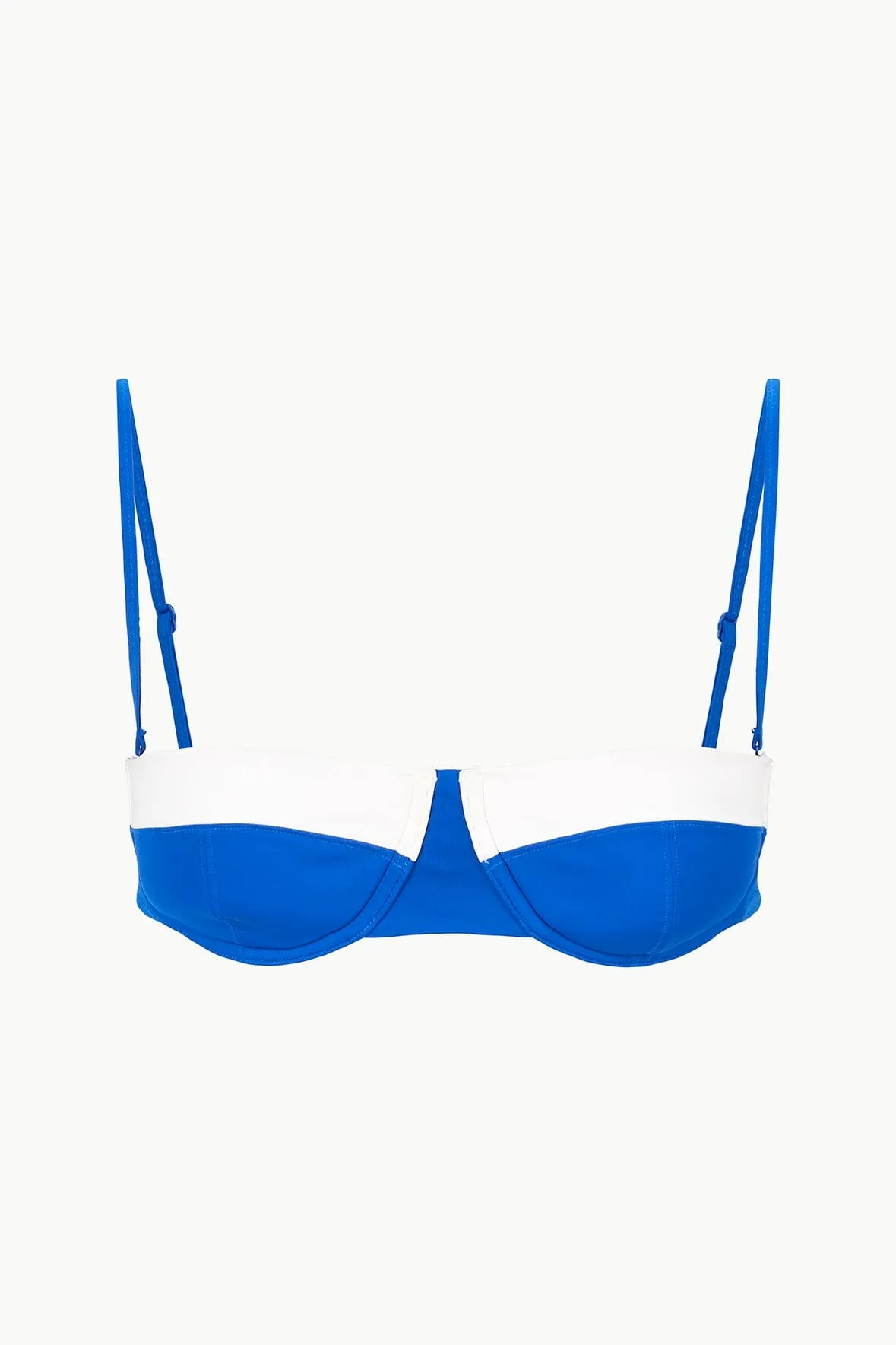 JO BALCONETTE TOP | SAPPHIRE WHITE