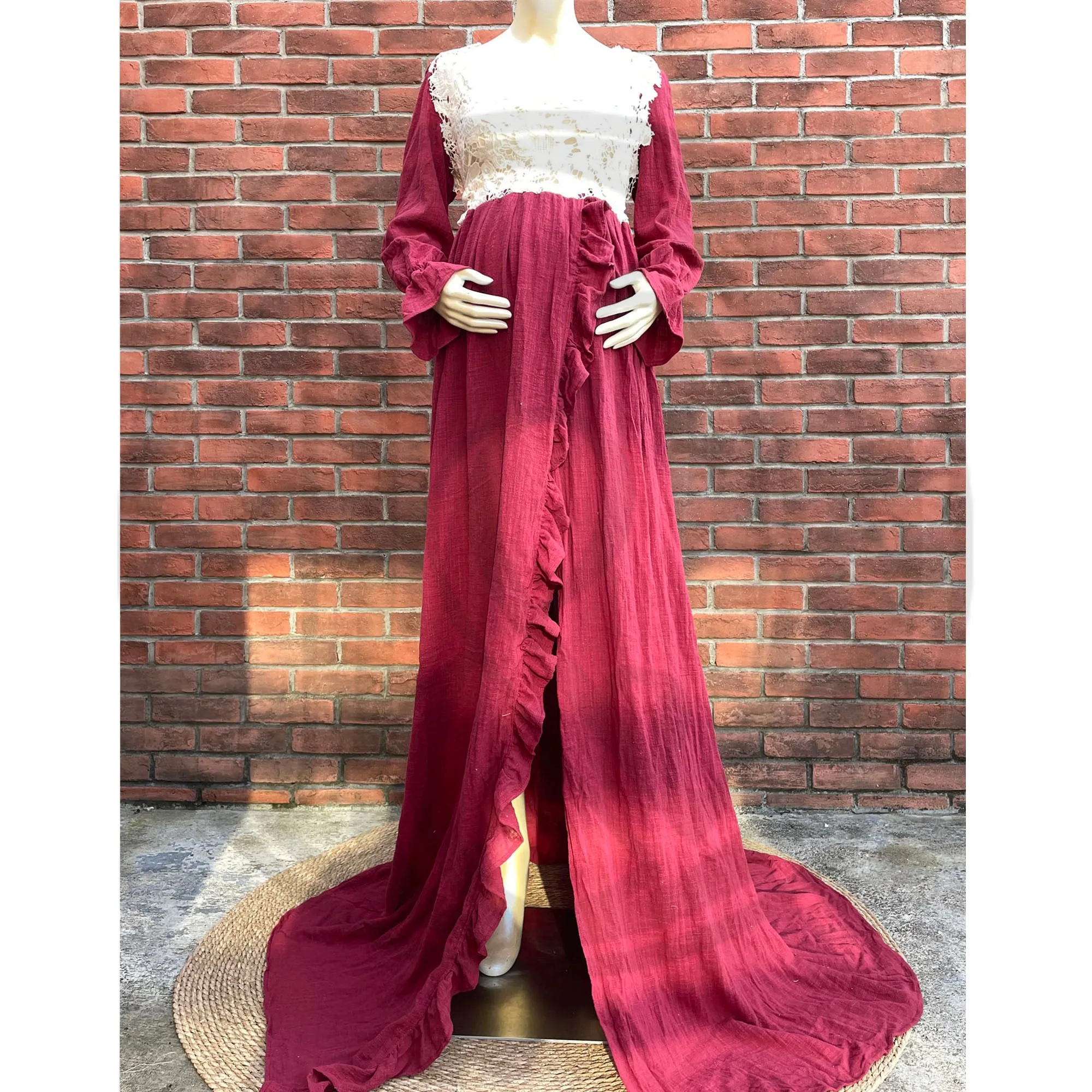 Josephine Cotton Floral Gown