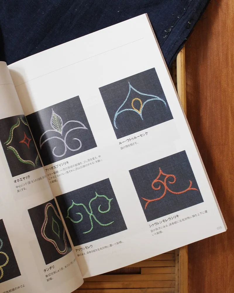 JPN: Collection of Ainu Patterns - How to Create Embroidery by Sanae Ogawa