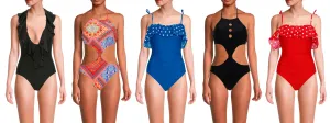 JR-1PUMX - Wholesale Junior's One-Piece Assorted Collection Swimsuits