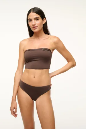 JUNO BIKINI TOP | DARK CHOCOLATE