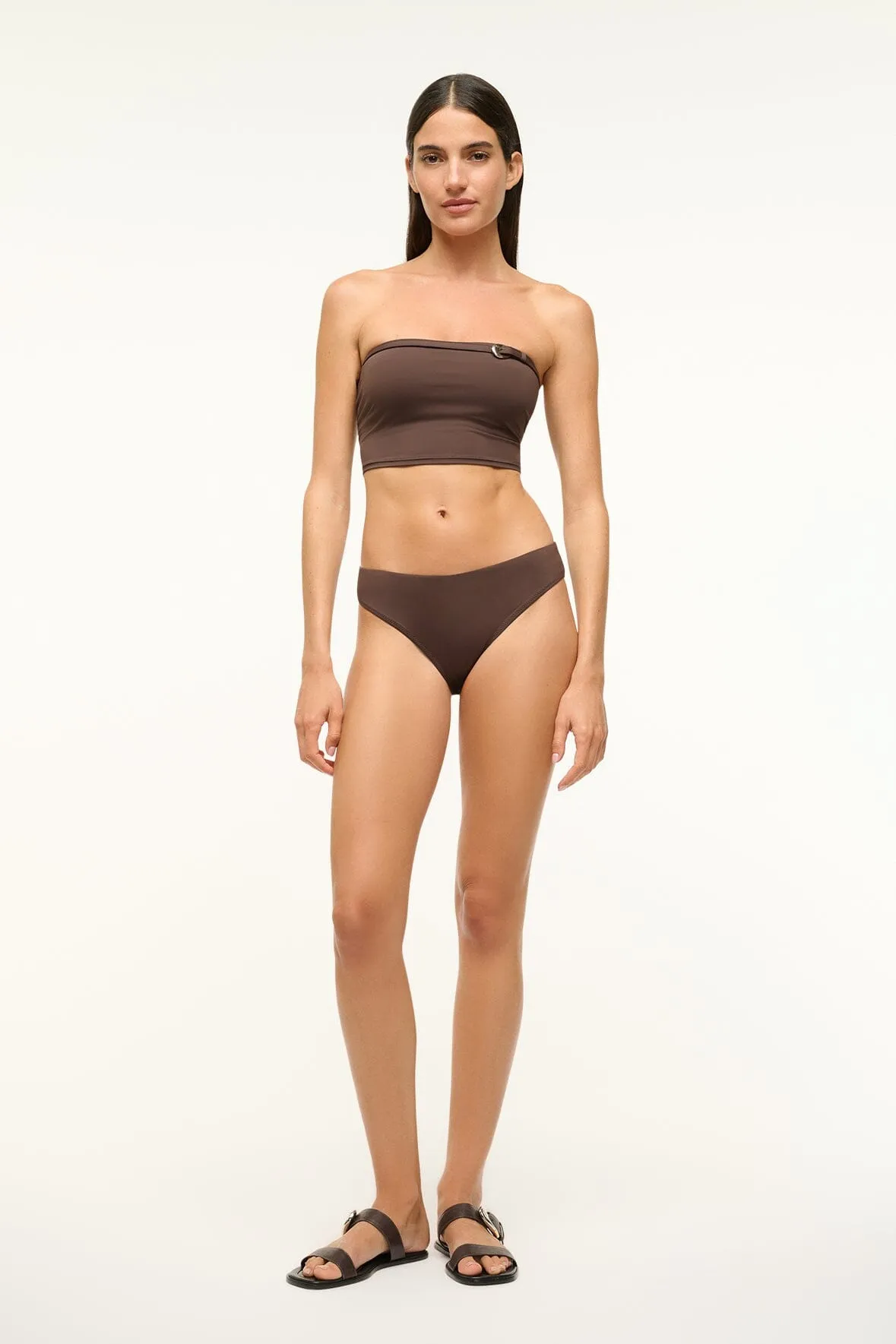 JUNO BIKINI TOP | DARK CHOCOLATE
