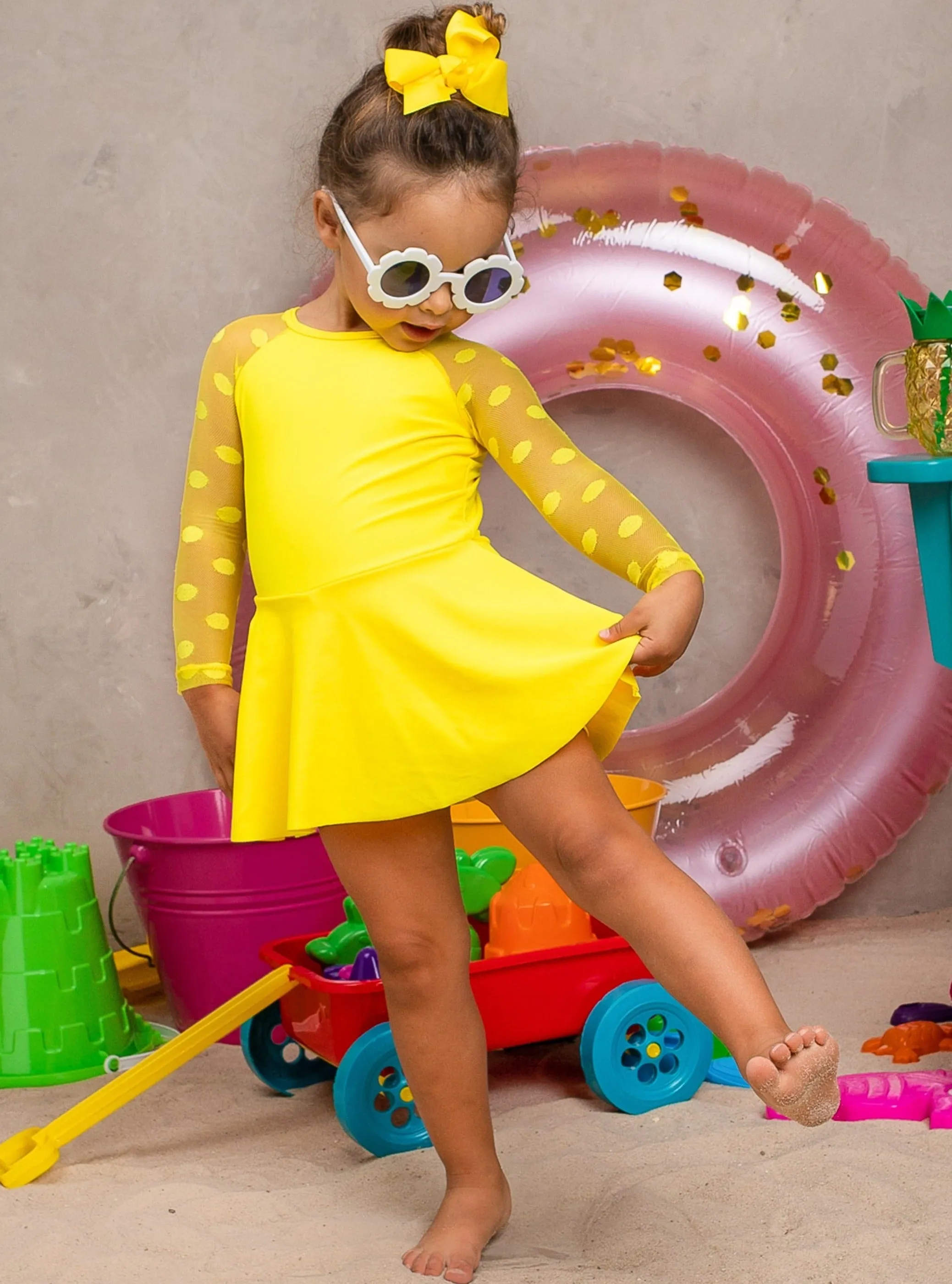 Just Wanna Have Sun Skirted One Piece Swimsuit
