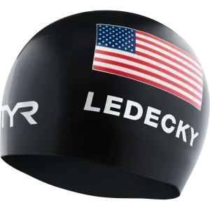 Katie Ledecky USA Silicone Swim Cap