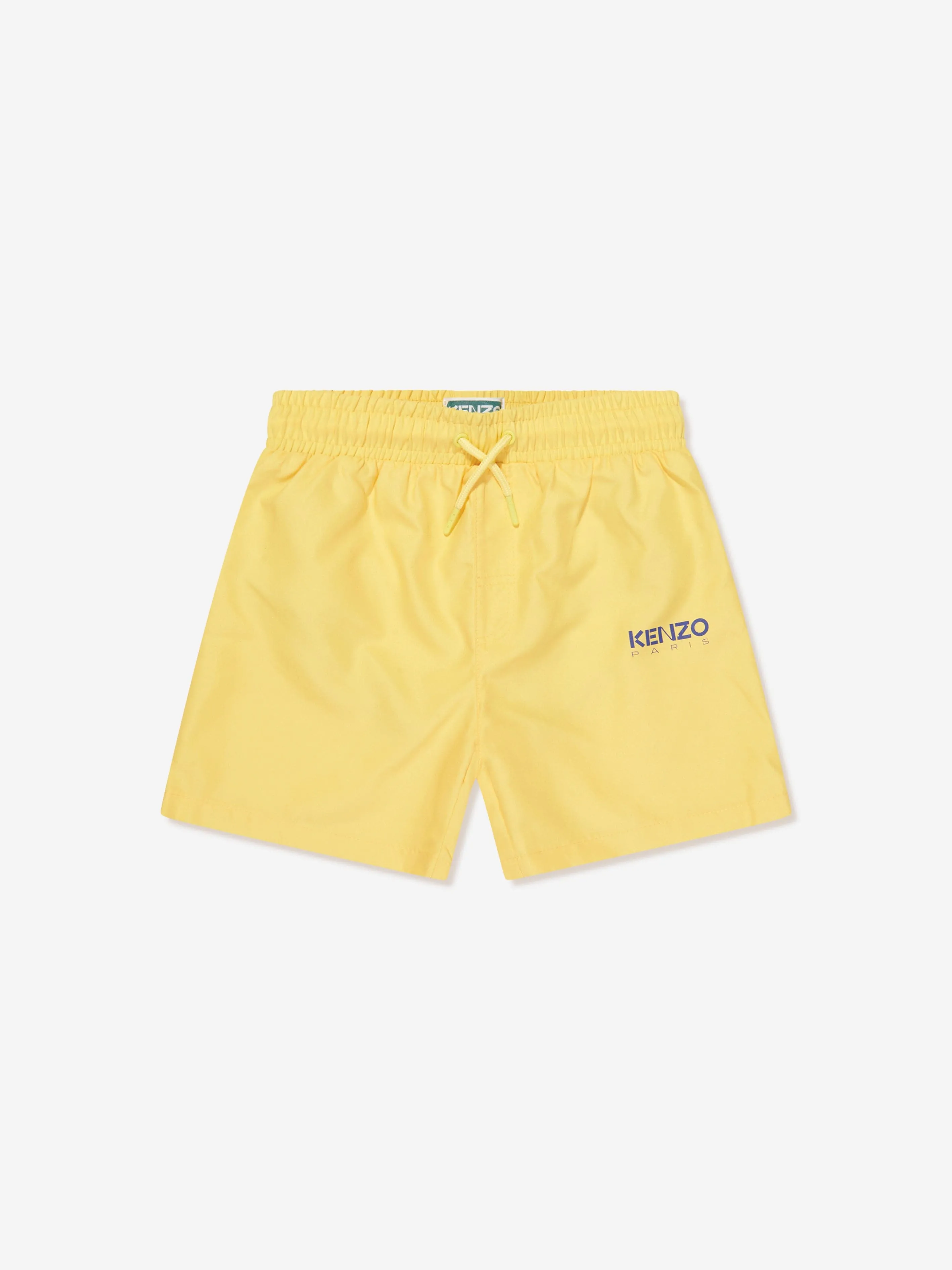KENZO Baby Boys Logo Swim Shorts in Yellow