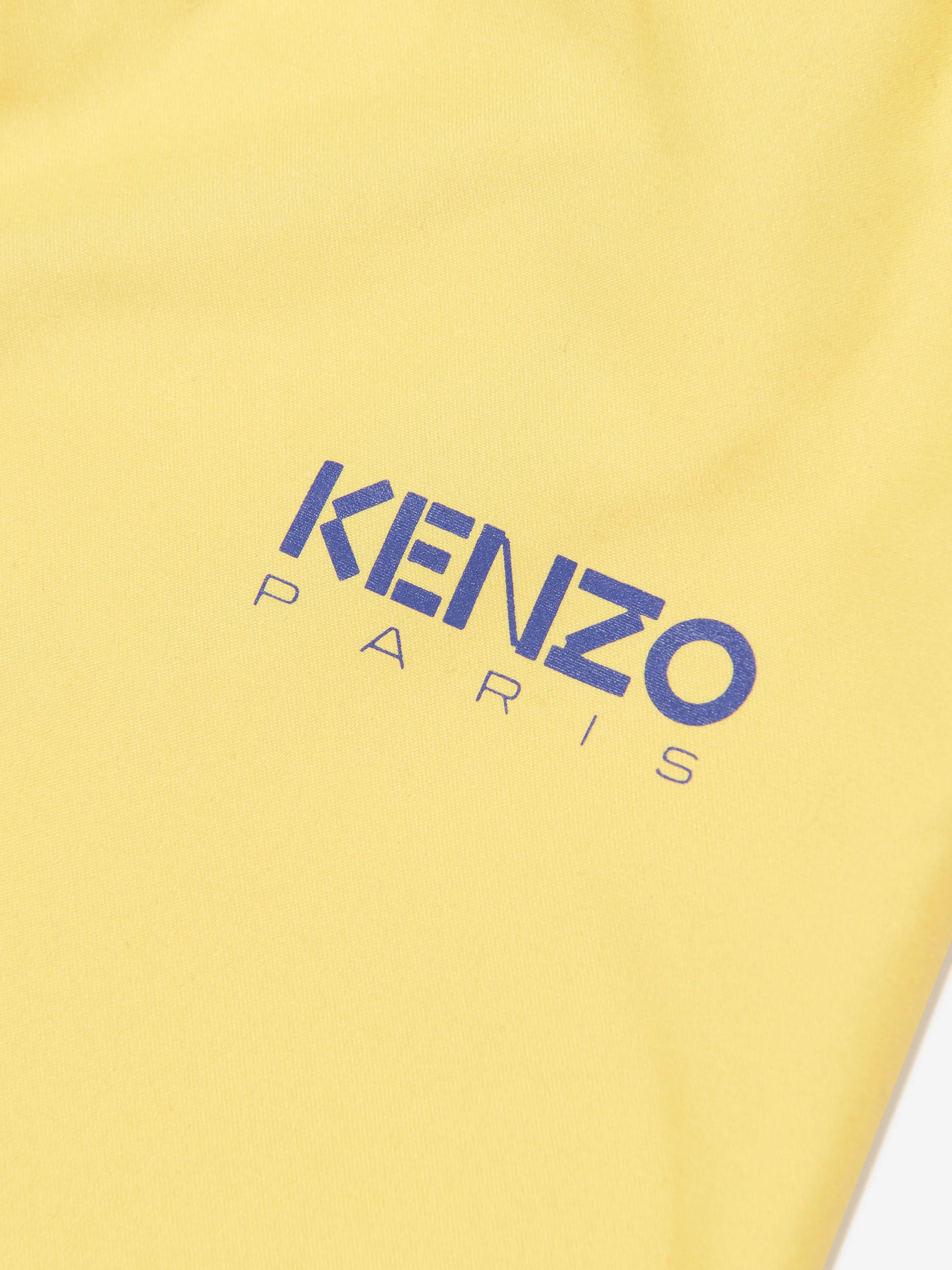 KENZO Baby Boys Logo Swim Shorts in Yellow