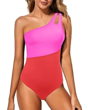 Keyhole Tummy Control One Piece Swimsuits
