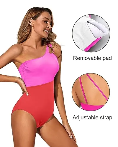 Keyhole Tummy Control One Piece Swimsuits