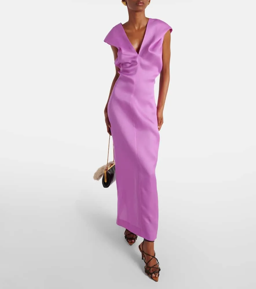 Khaite Ima silk midi dress