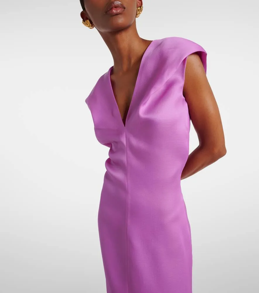 Khaite Ima silk midi dress