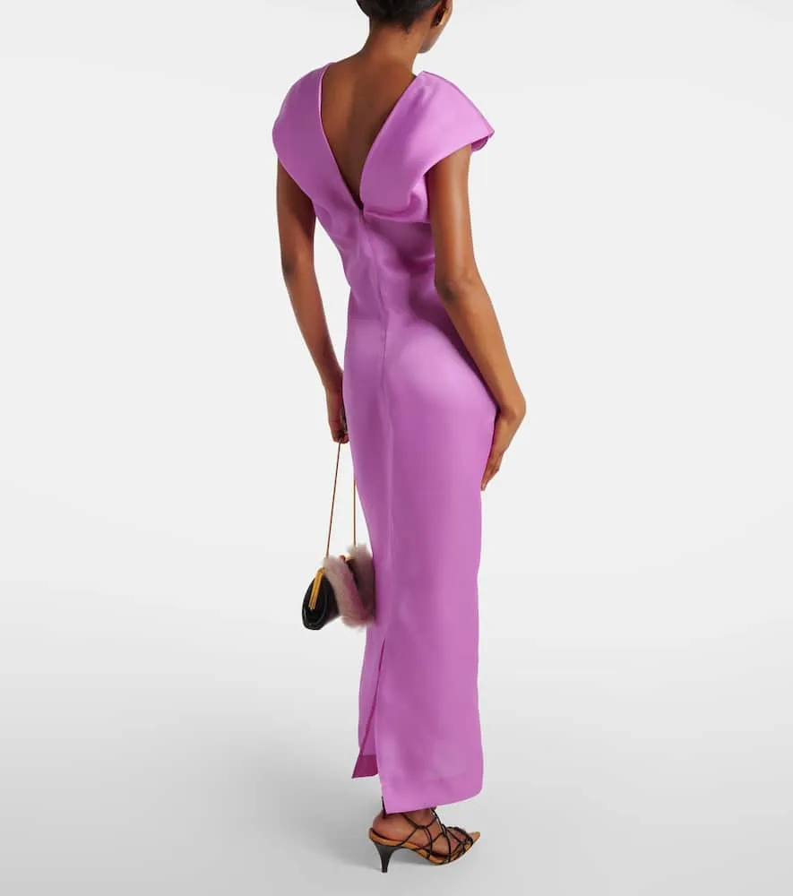 Khaite Ima silk midi dress