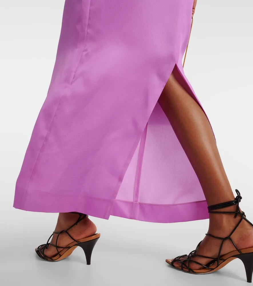 Khaite Ima silk midi dress