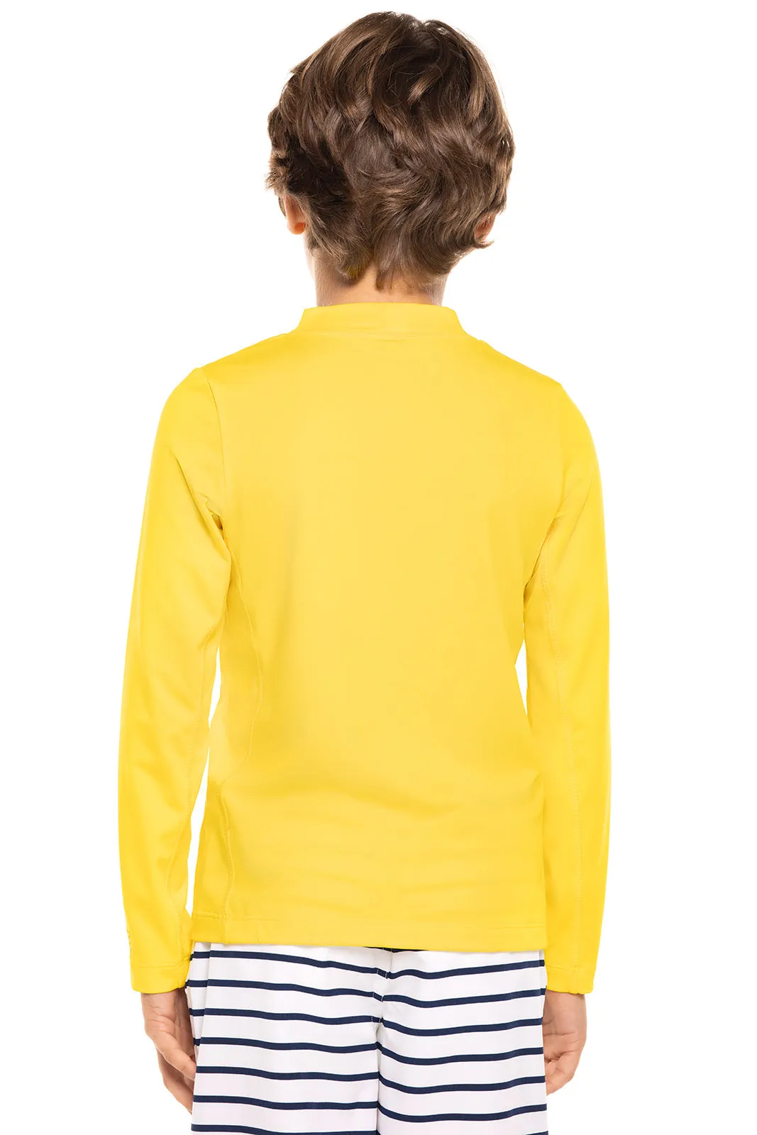 Kid's Sandshark Long Sleeve Surf Shirt | Bold Yellow