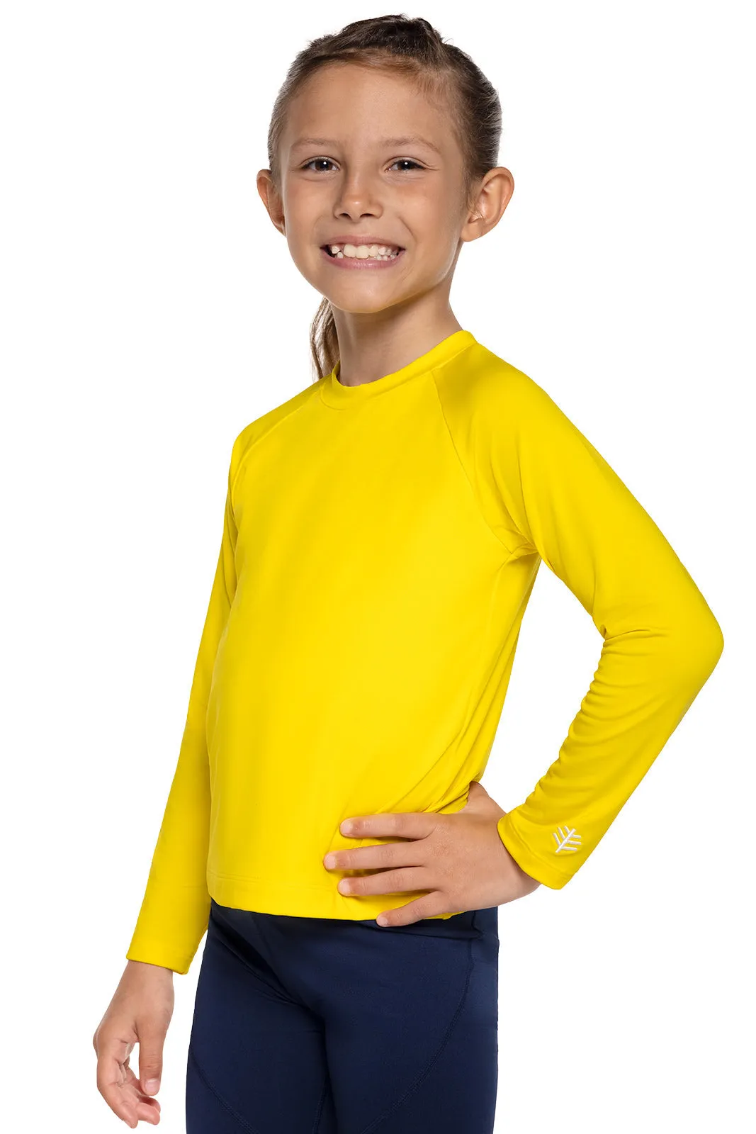 Kid's Sandshark Long Sleeve Surf Shirt | Bold Yellow