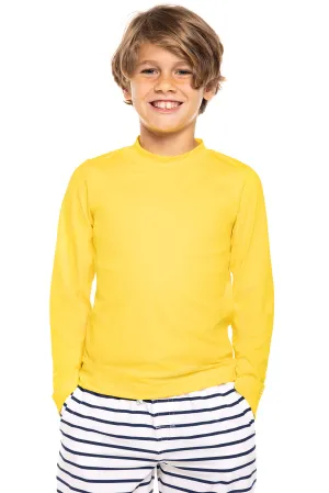 Kid's Sandshark Long Sleeve Surf Shirt | Bold Yellow