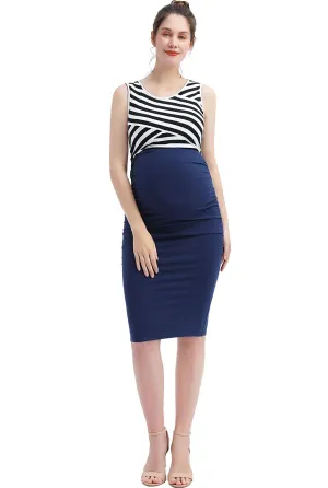 Kimi   Kai Maternity "Margot" Midi Dress