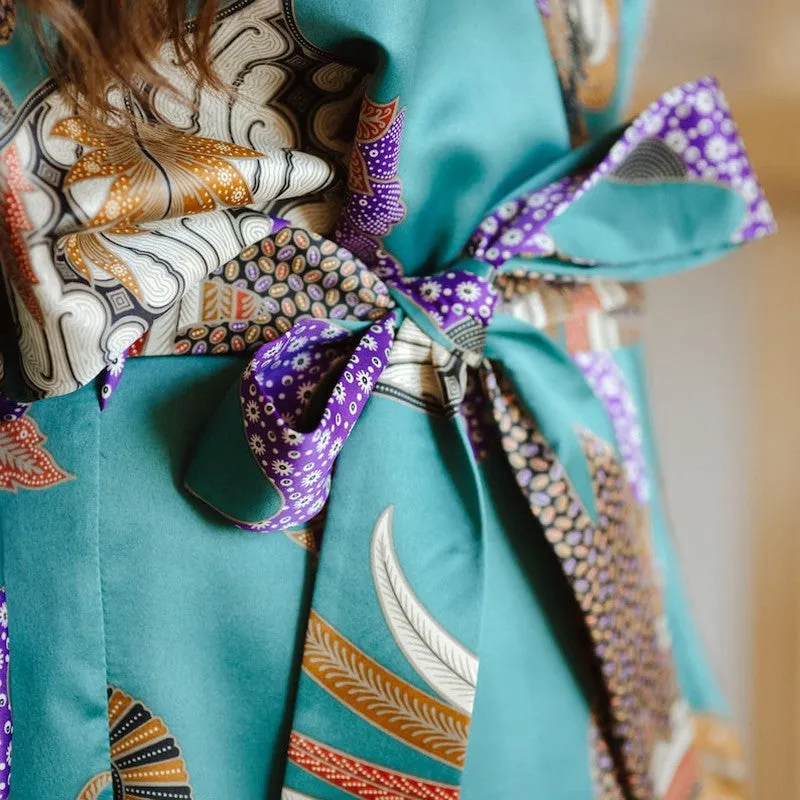 Kimono Long Femme Soie