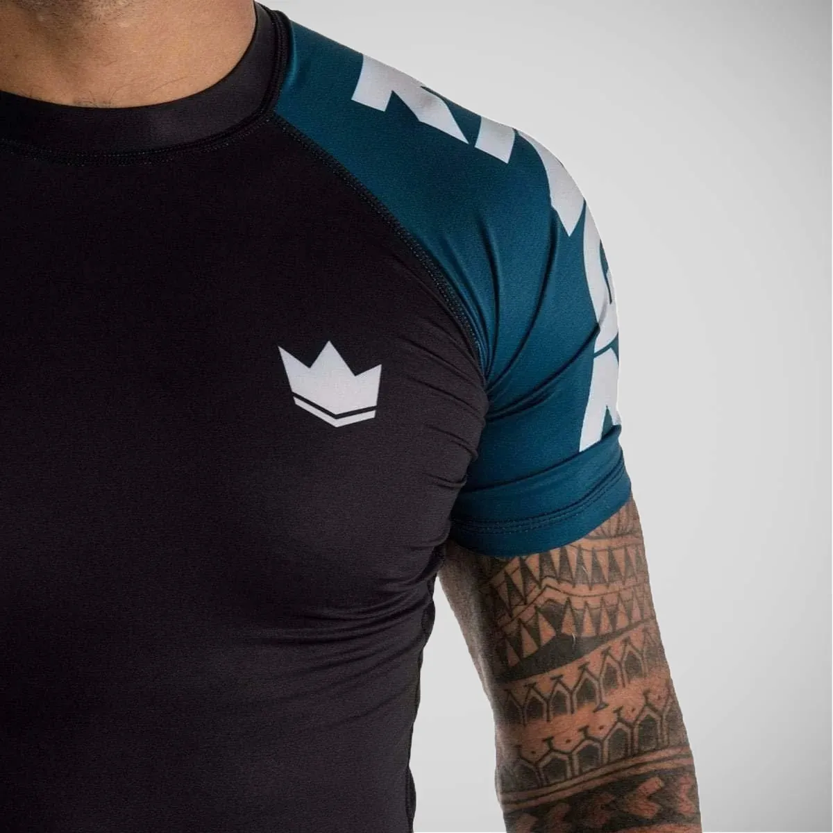 Kingz Born To Rule Short Sleeve Rash Guard Black