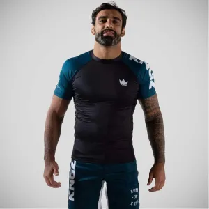 Kingz Born To Rule Short Sleeve Rash Guard Black