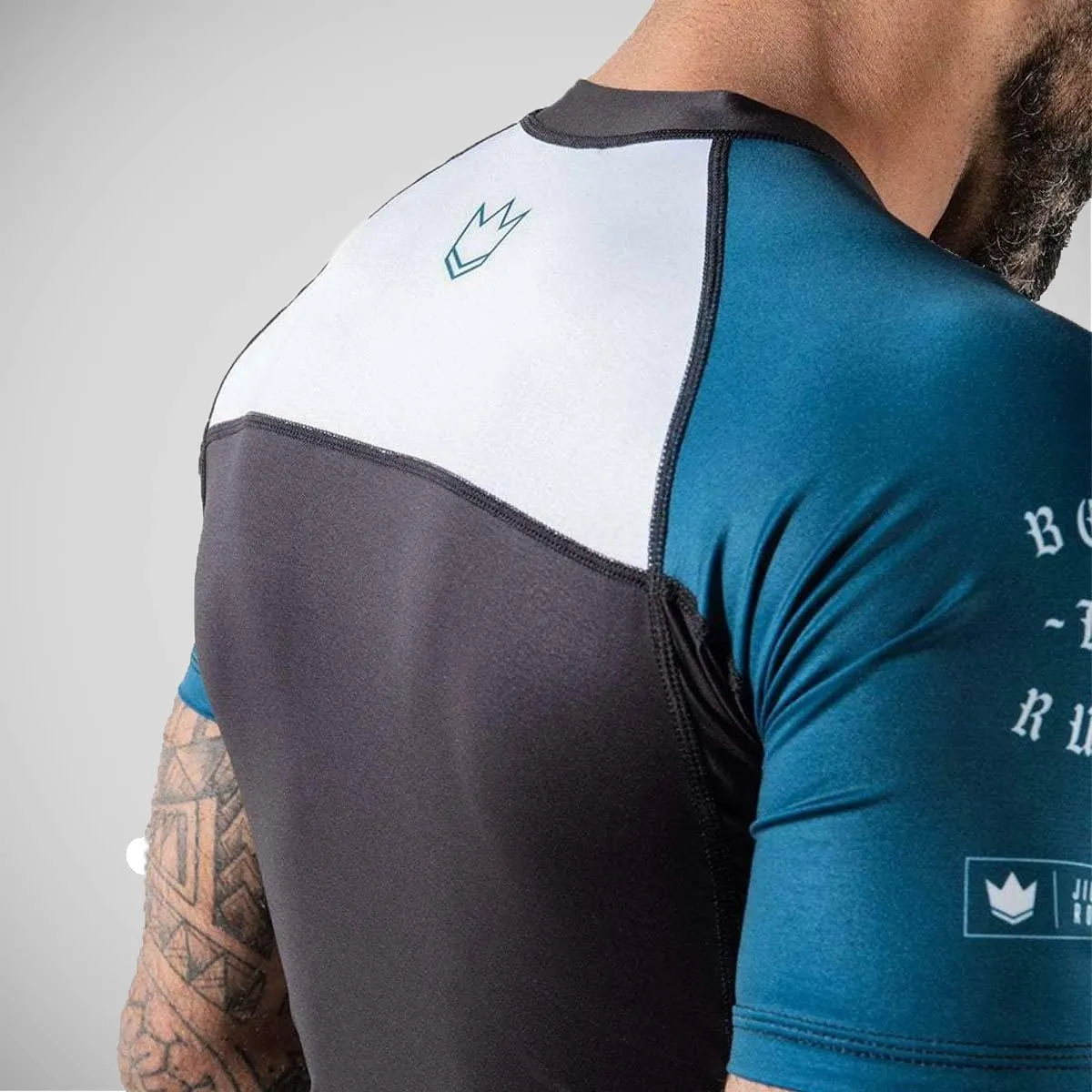 Kingz Born To Rule Short Sleeve Rash Guard Black