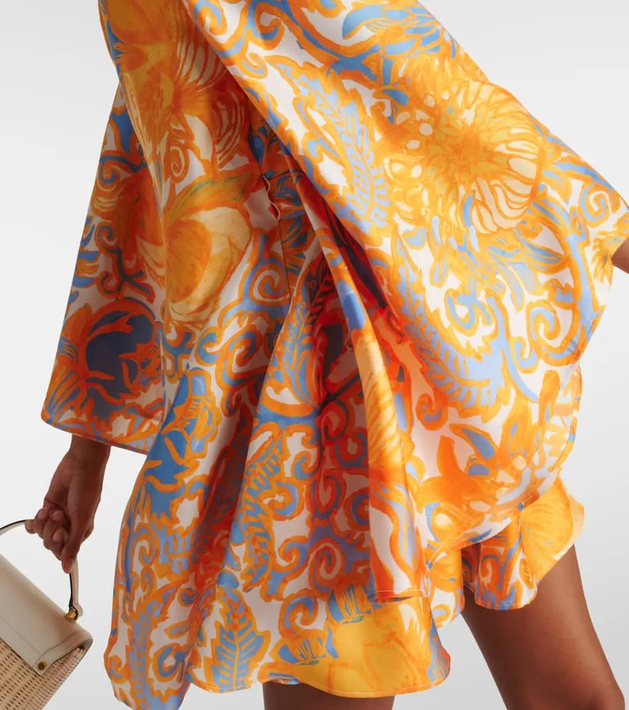 La DoubleJ Printed silk minidress