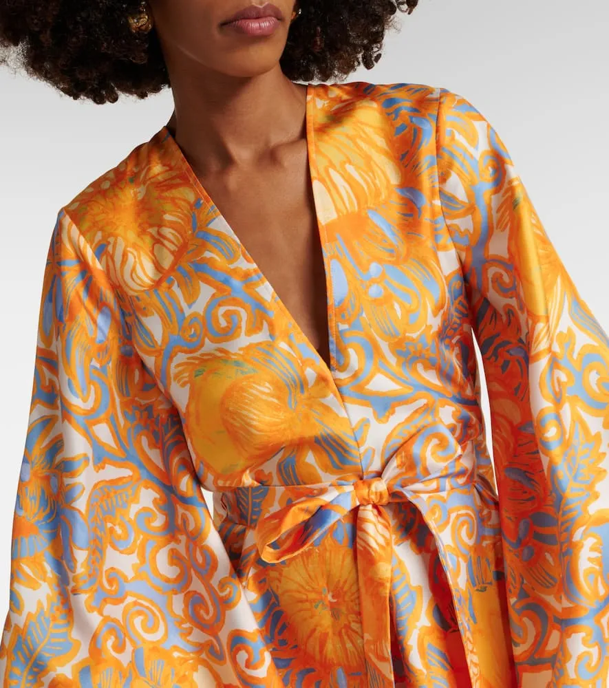 La DoubleJ Printed silk minidress