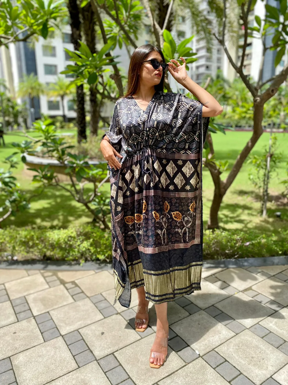 Labina premium gajji silk kaftan