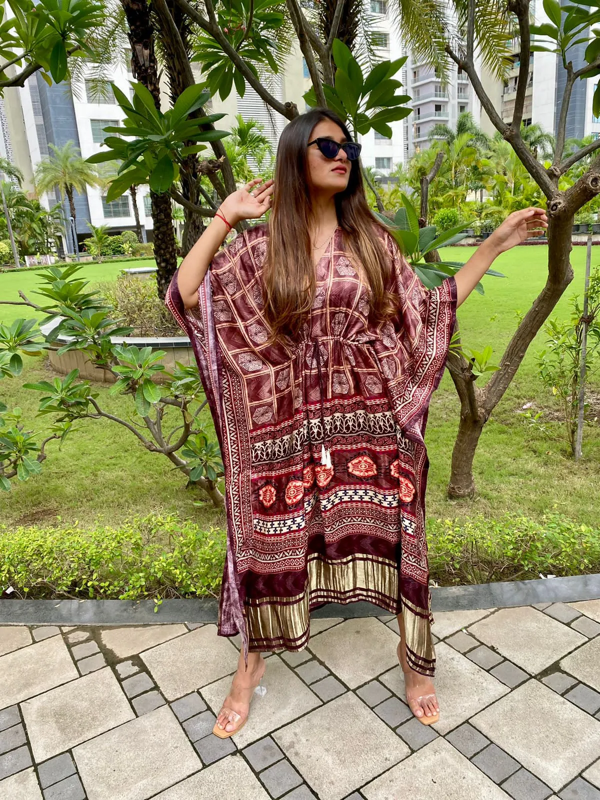 Labina premium gajji silk kaftan