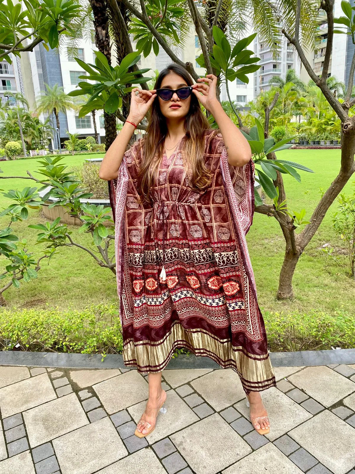 Labina premium gajji silk kaftan