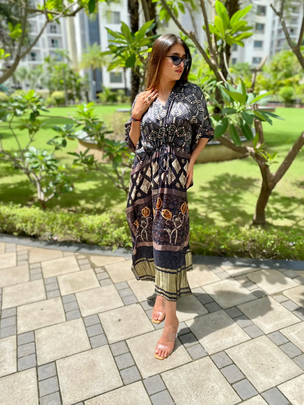 Labina premium gajji silk kaftan