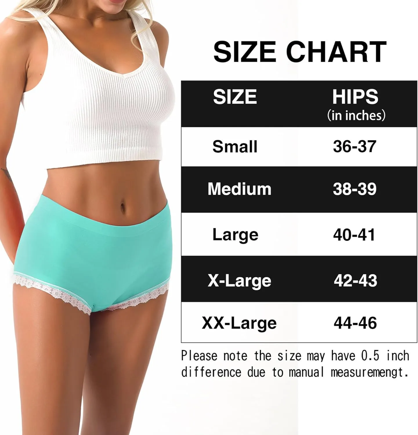 LALESTE Womens Seamless Underwear Boyshort Ladies Panties Spandex Panty Workout Boxer briefs 5-Pack