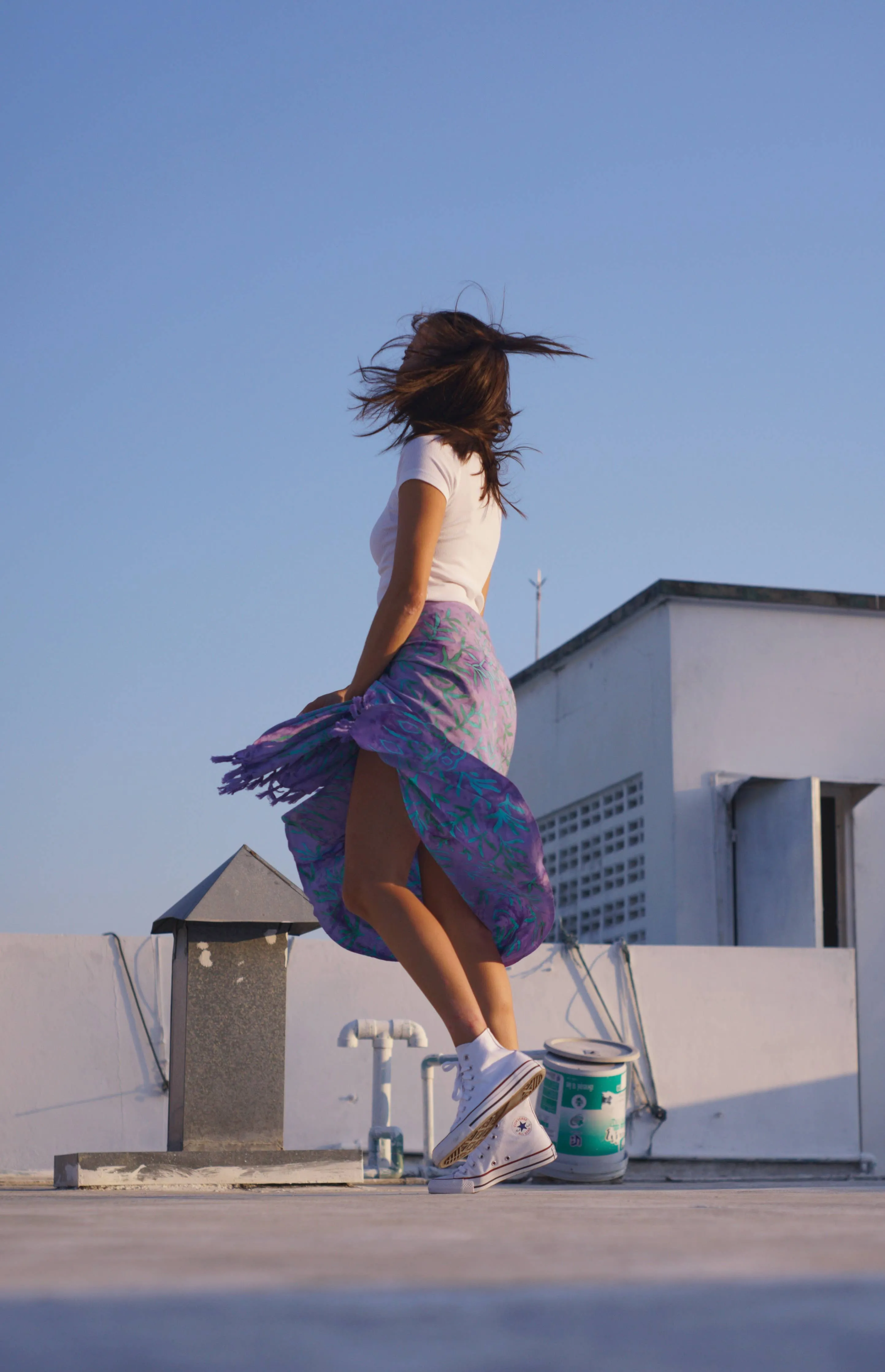 Lavender Batik Sarong - LANTA REEF