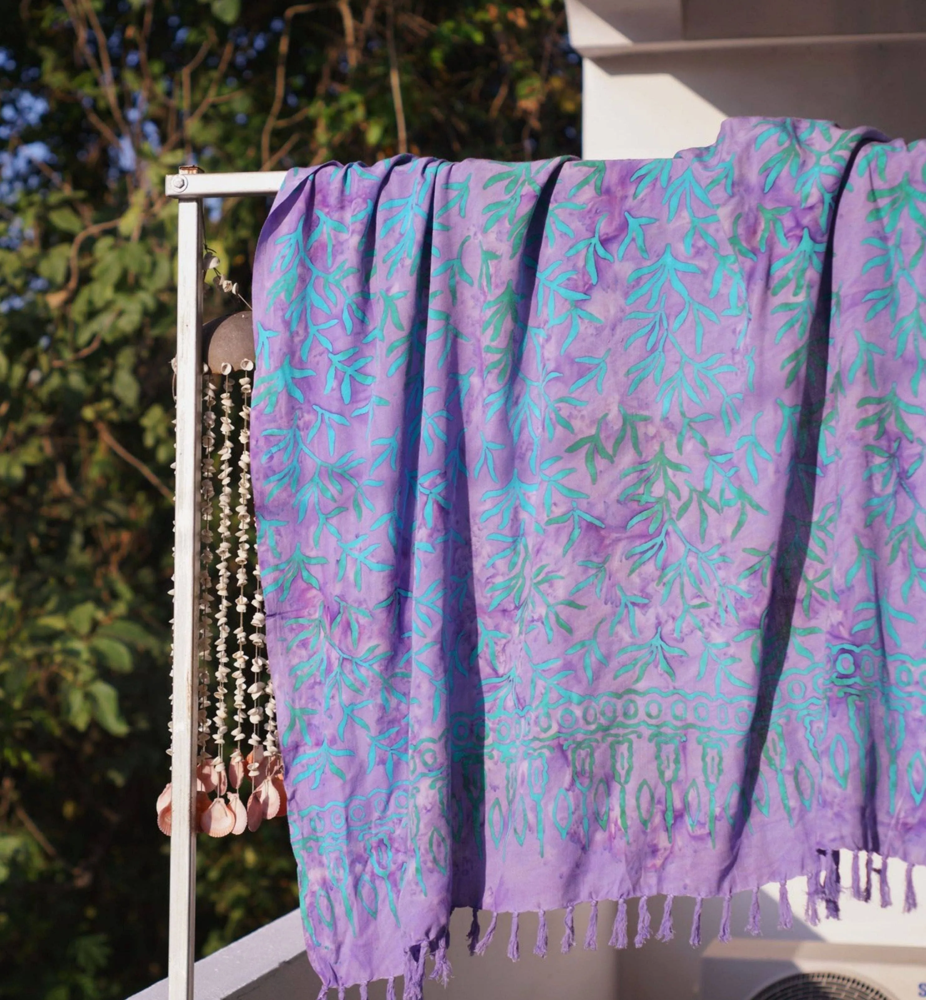 Lavender Batik Sarong - LANTA REEF