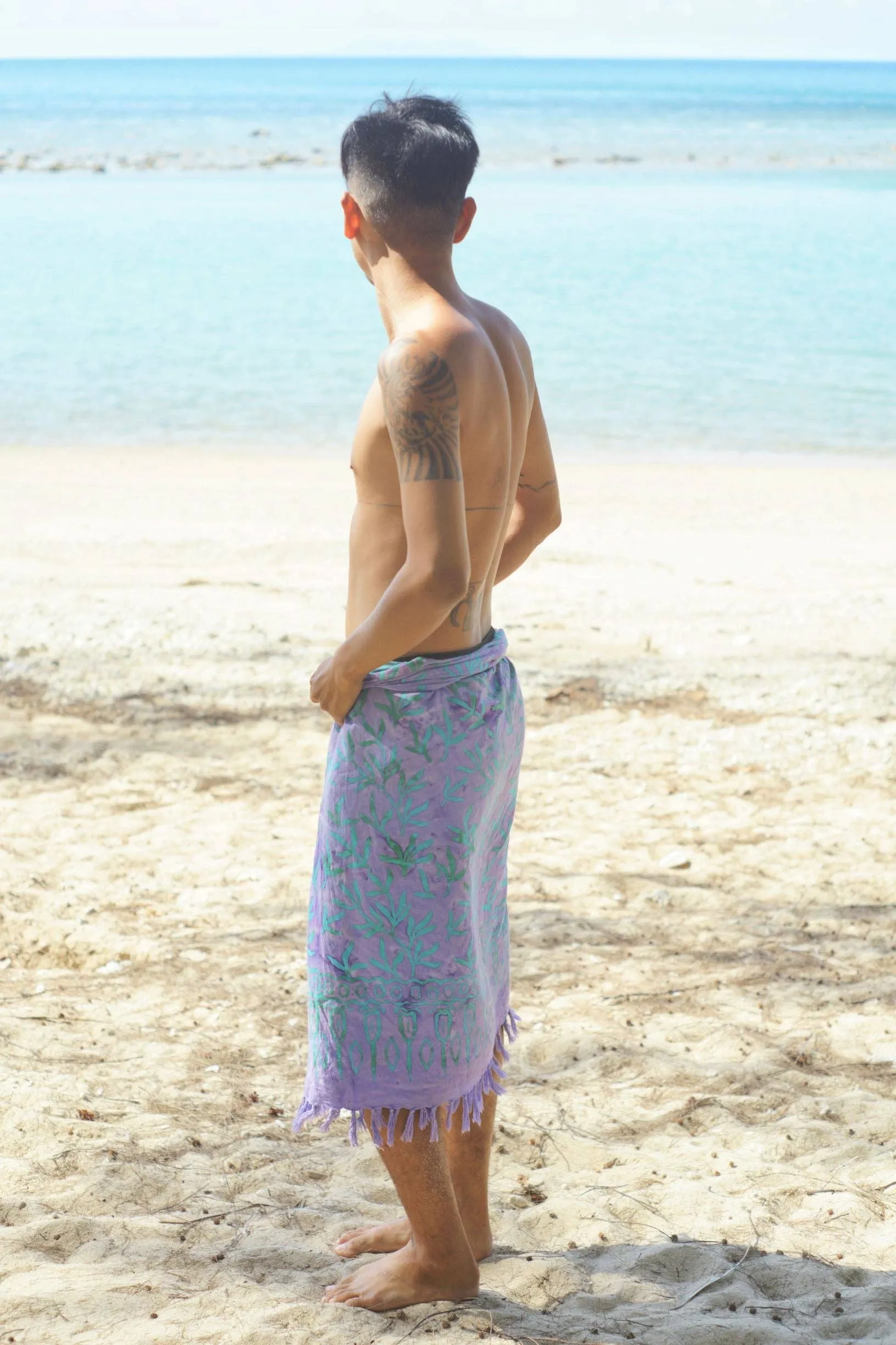 Lavender Batik Sarong - LANTA REEF
