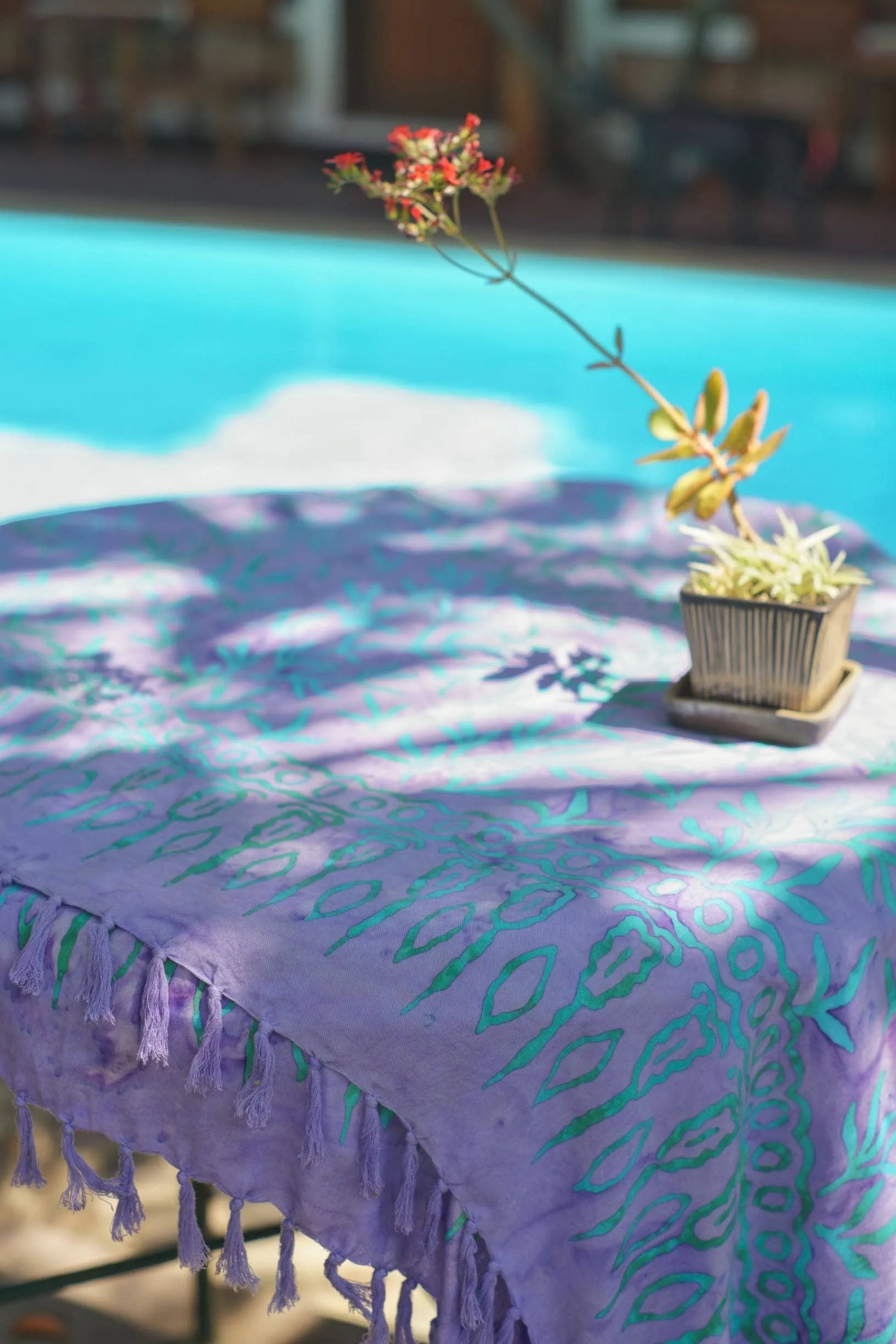 Lavender Batik Sarong - LANTA REEF