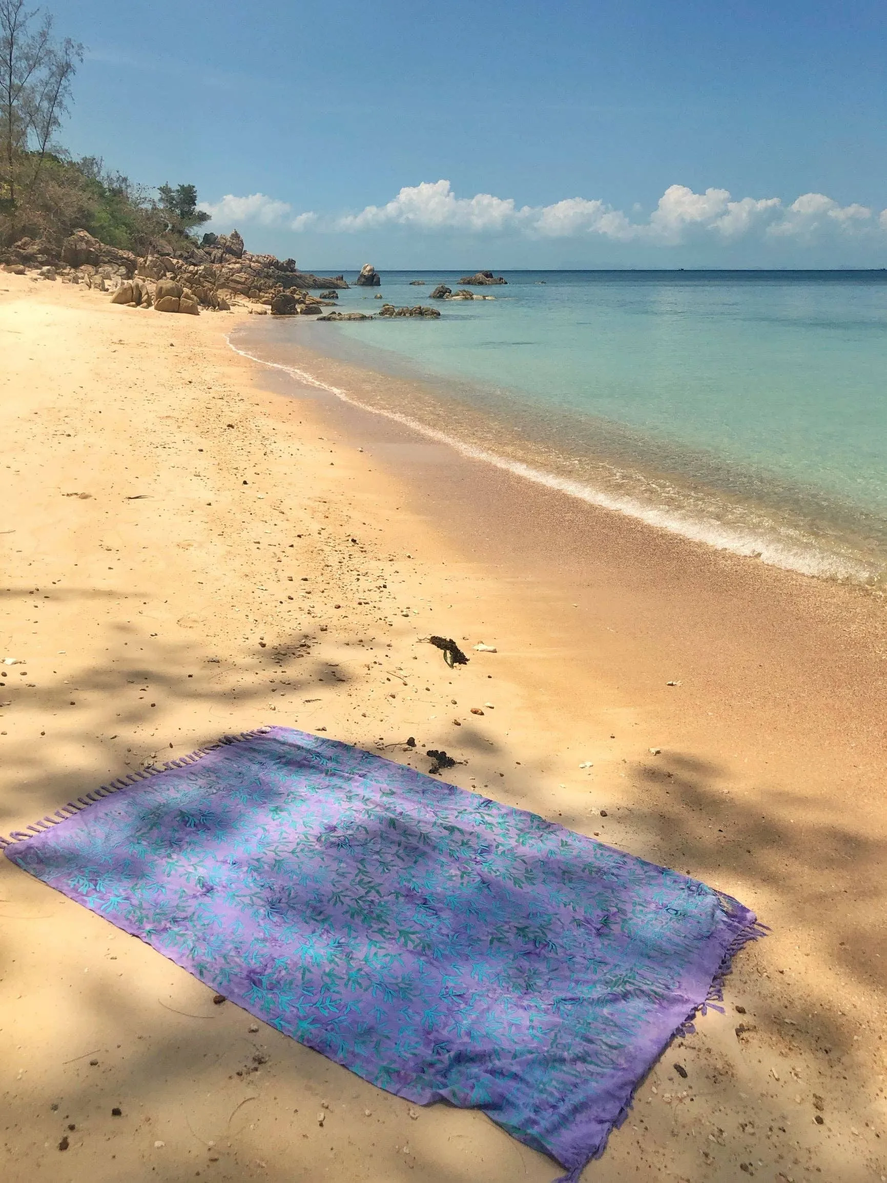 Lavender Batik Sarong - LANTA REEF