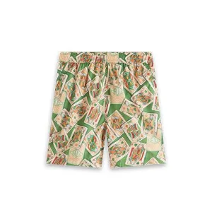 Le Short Plage Jeu de Cartes (Green)
