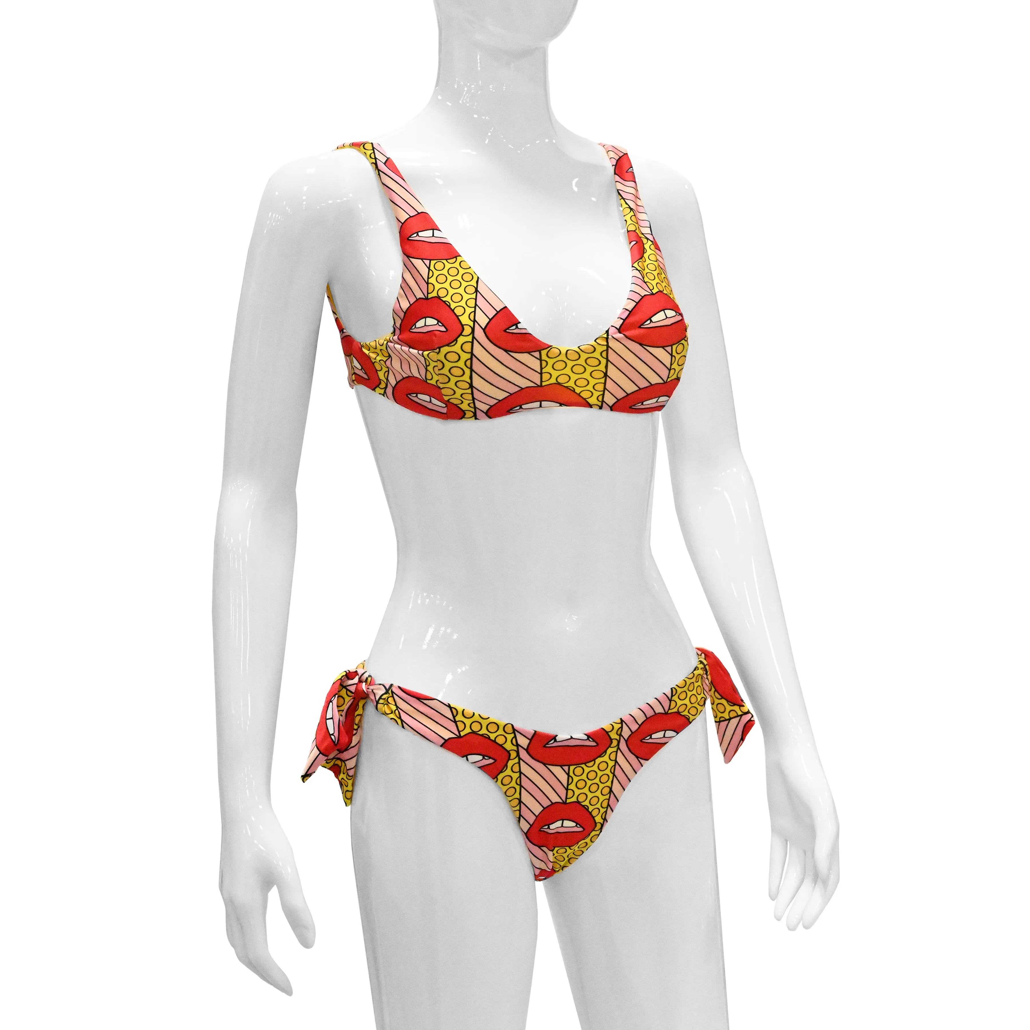 LIPS - Bikini Triangle Top with Bottom