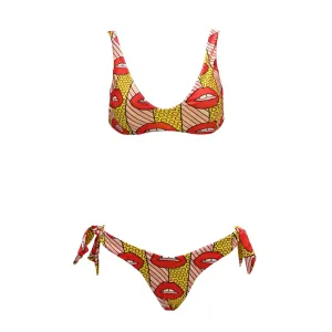 LIPS - Bikini Triangle Top with Bottom