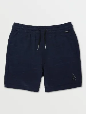Little Boys Understoned Elastic Waist Hybrid Shorts - Navy