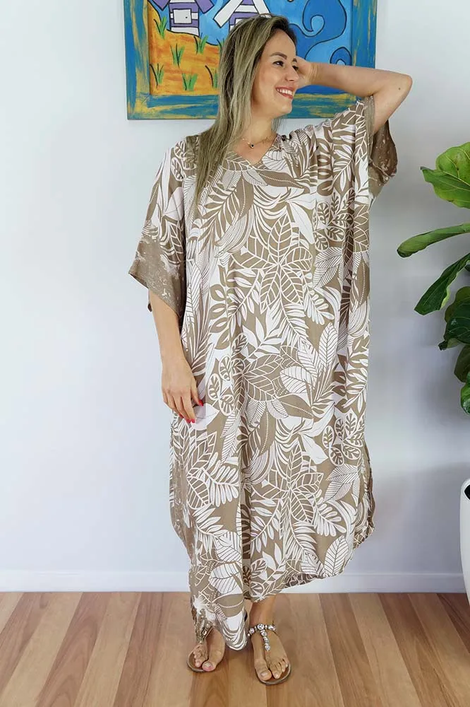 Long Kaftan "Betelnut"