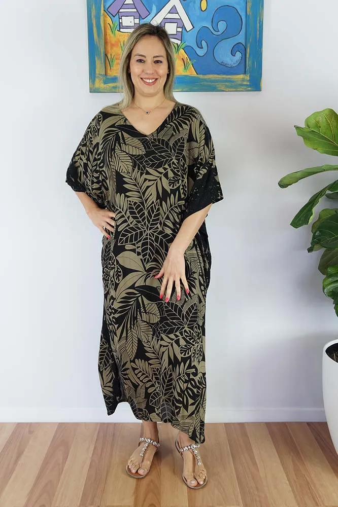 Long Kaftan "Betelnut"