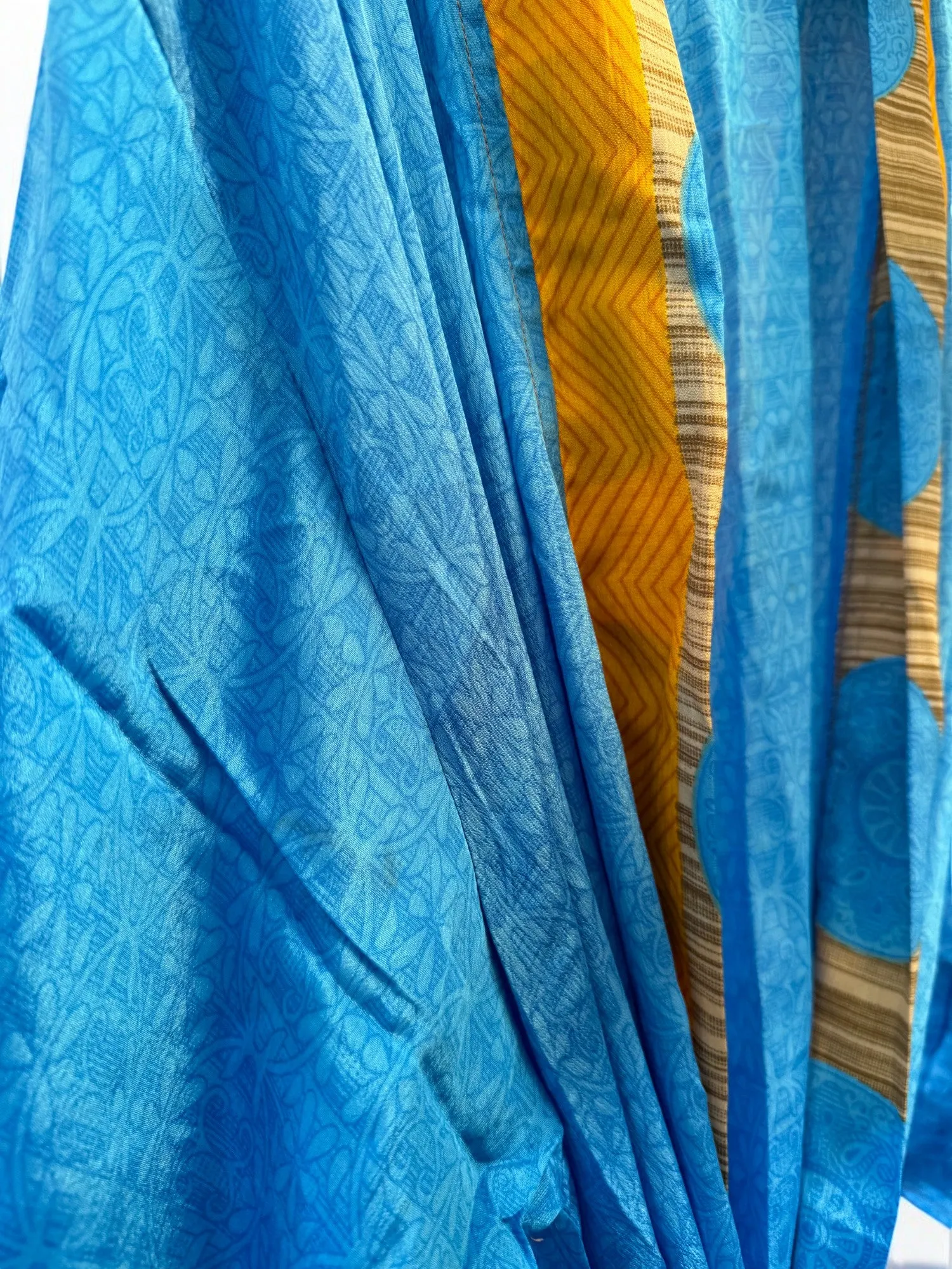 Long Kimono - Recycled Sari  | Plus Size (16-20)