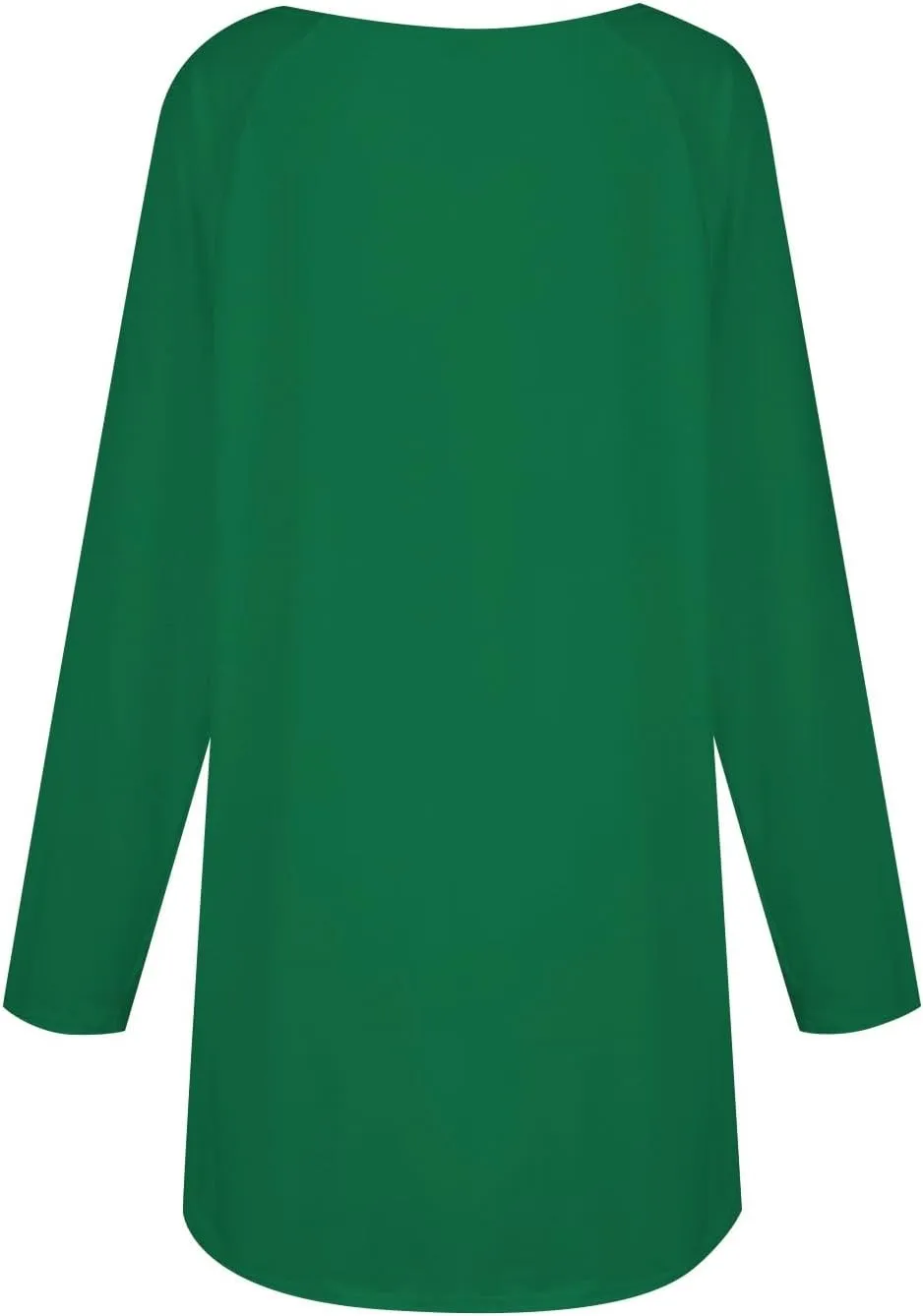Long Sleeve Fitted Tops for Women Crewneck Solid Blouse Retro Tunic Pullover Loose Fit Casual Shirt Fall Fashion Top