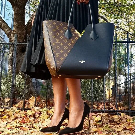 LOUIS VUITTON MONOGRAM CALFSKIN KIMONO MM TOTE BAG